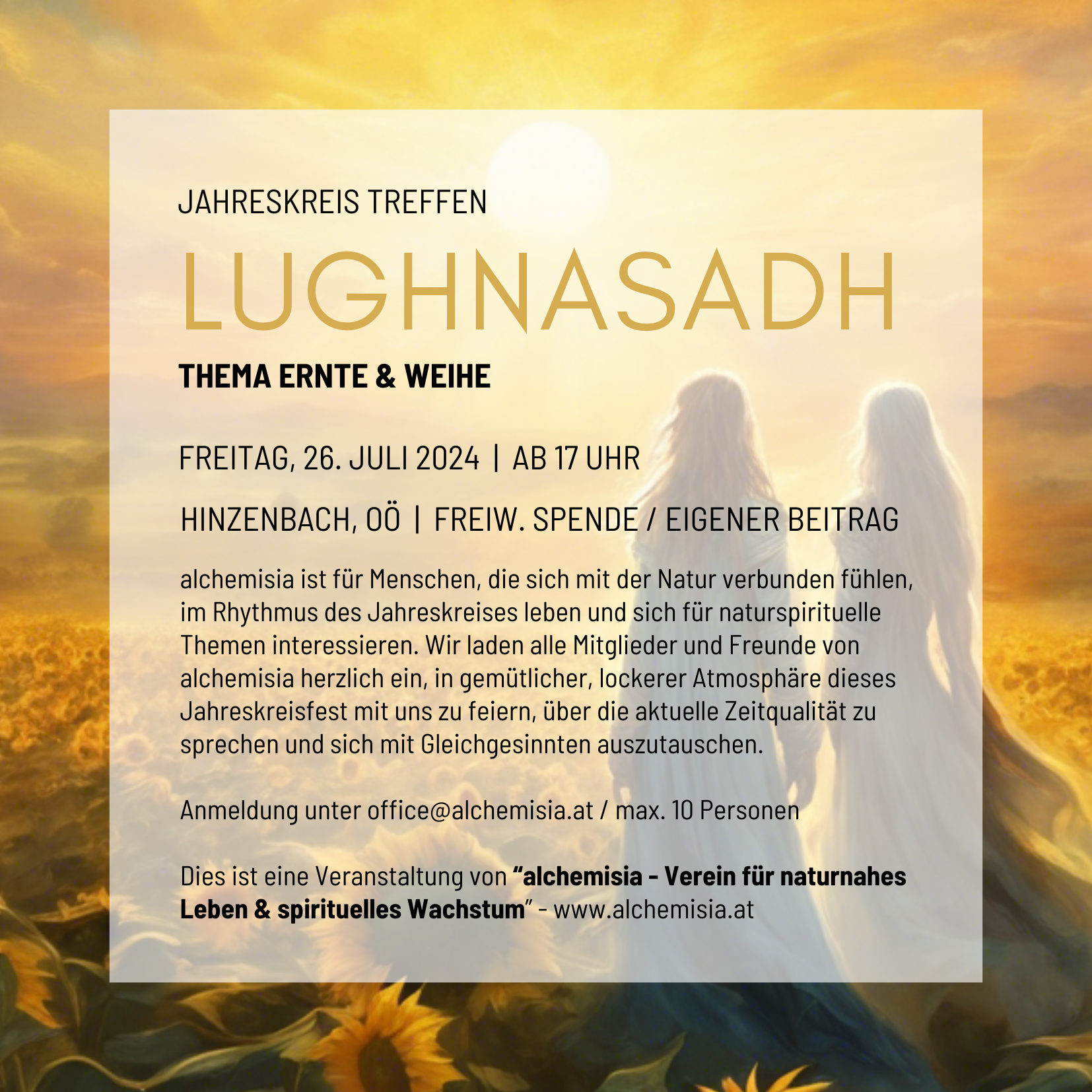 LUGHNASADH | Treffen im Jahreskreis